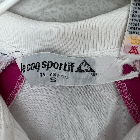 Vintage Le Coq Sportif Womens Athletic Polo Shirt Size Small CLEAN - Picture 5 of 7